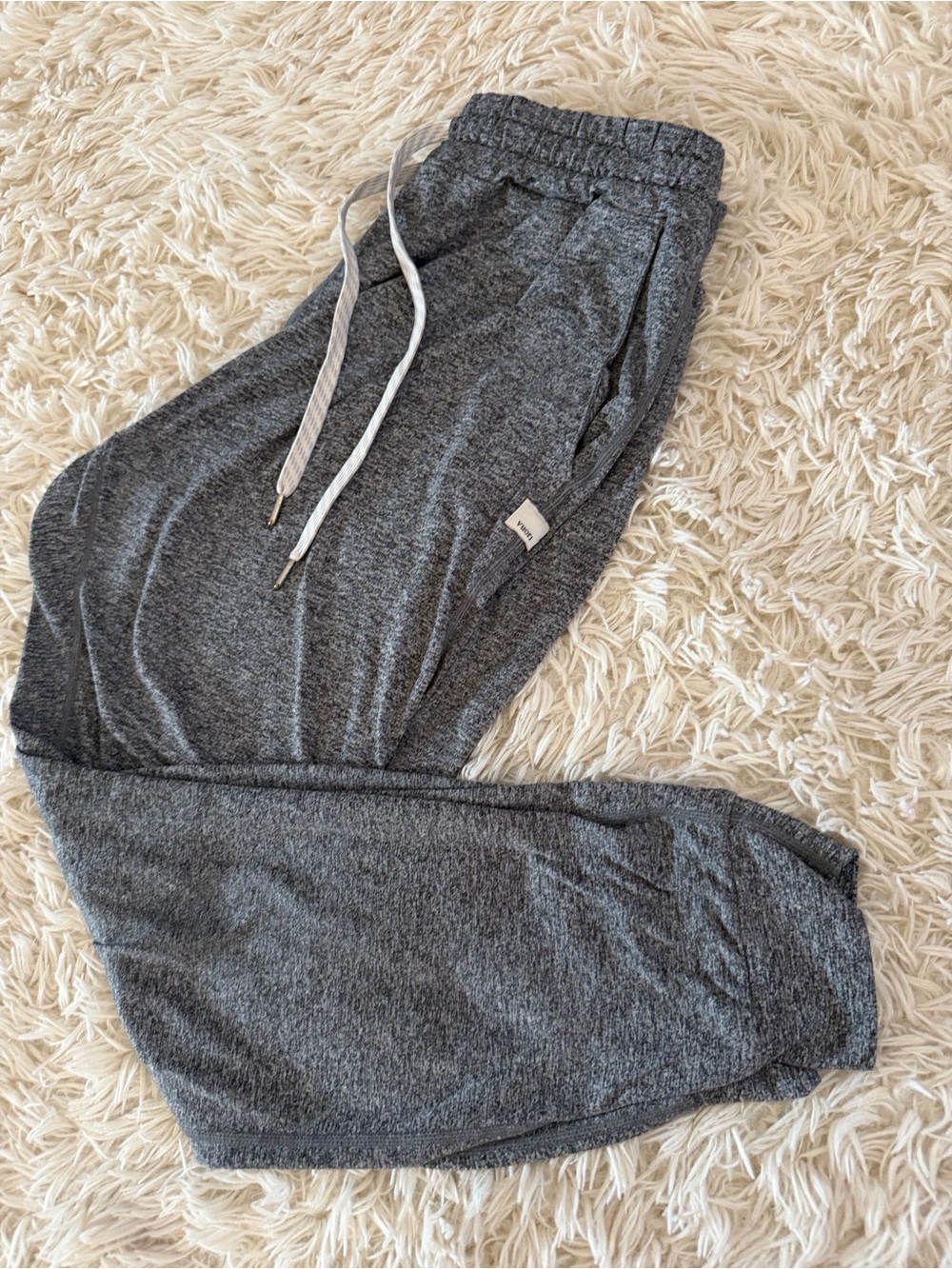Vuori Kids Heather Gray Jogger Sweatpants